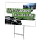 Signmission Window Tinting Free Es Yard & Stake outdoor plastic coroplast window, C-1824 Window Tinting Free Es C-1824 Window Tinting Free Es - alternate 1
